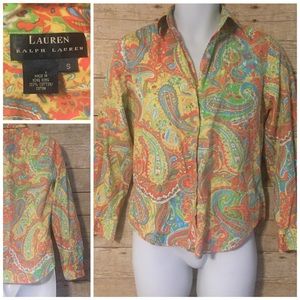 Women’s Ralph Lauren button up shirt.